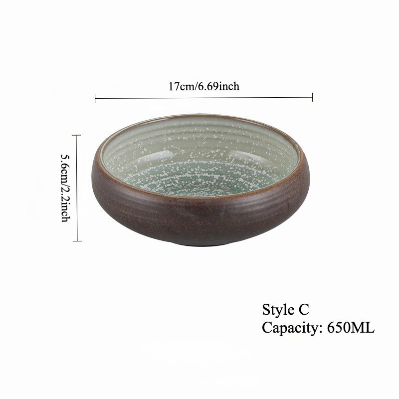 Gohobi Creative Round Ceramic Plate