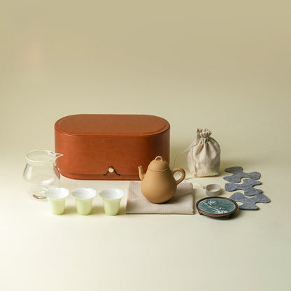 Gohobi Zisha Teapot Travel Tea Set 004