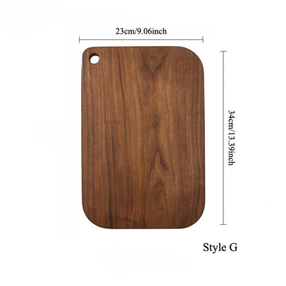 Gohobi Black Walnut Wooden Cutting Board with Handle