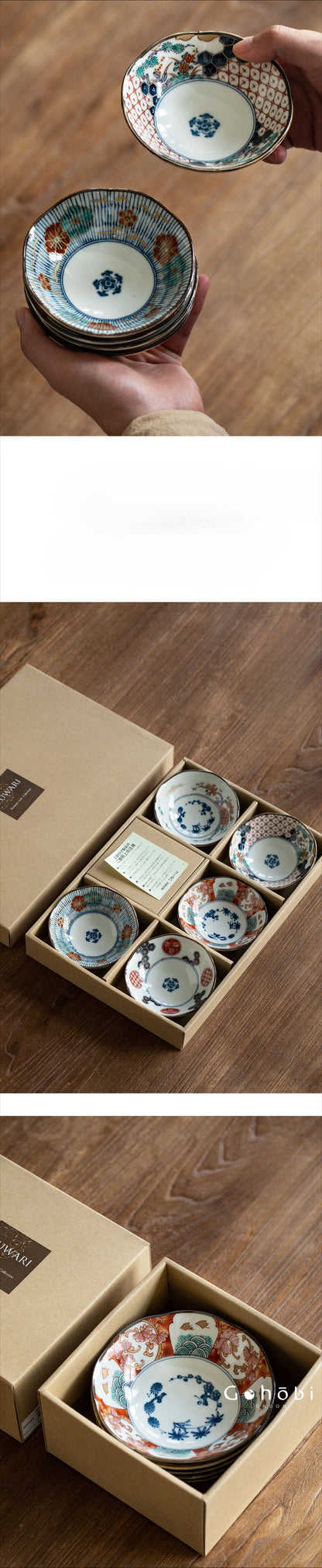 Gohobi Handmade Japanese Minoyaki Traditional Ceramic Plate [Made in Japan]