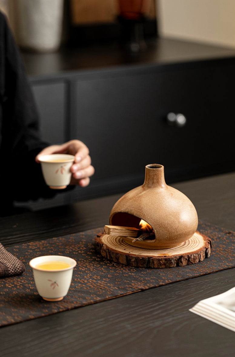 Gohobi Little Puff Ceramic Aromatherapy Fireplace Burner