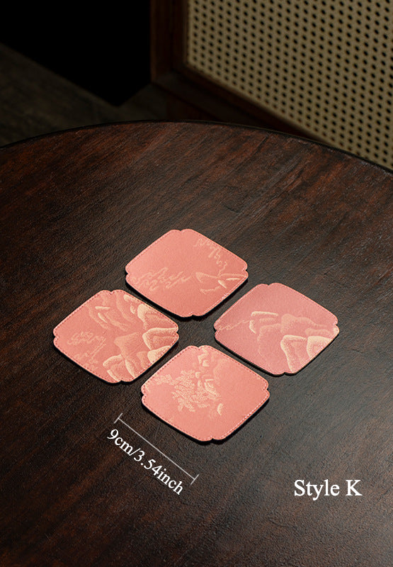 Gohobi Set of 4 Heat-Resistant Pads for Teapots