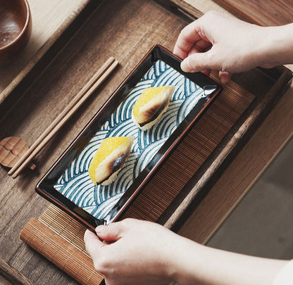 Gohobi Wave Pattern Rectangular Plate