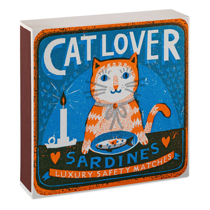 Gohobi x Archivist Gallery Cat Lover | Square Matchboxes [Made in the UK]