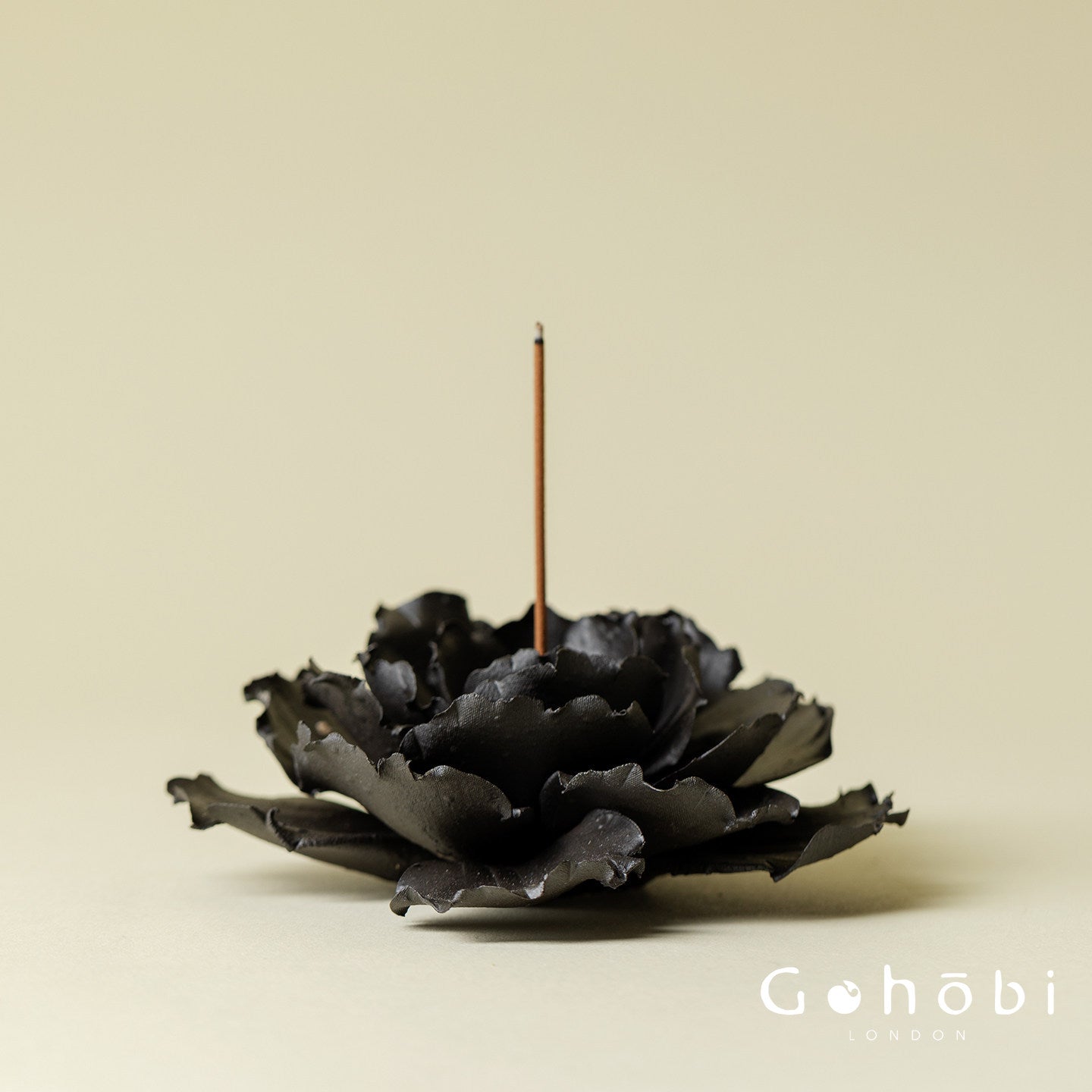 Gohobi Handmade Floral Incense Holder 004 - Peony Stoneware