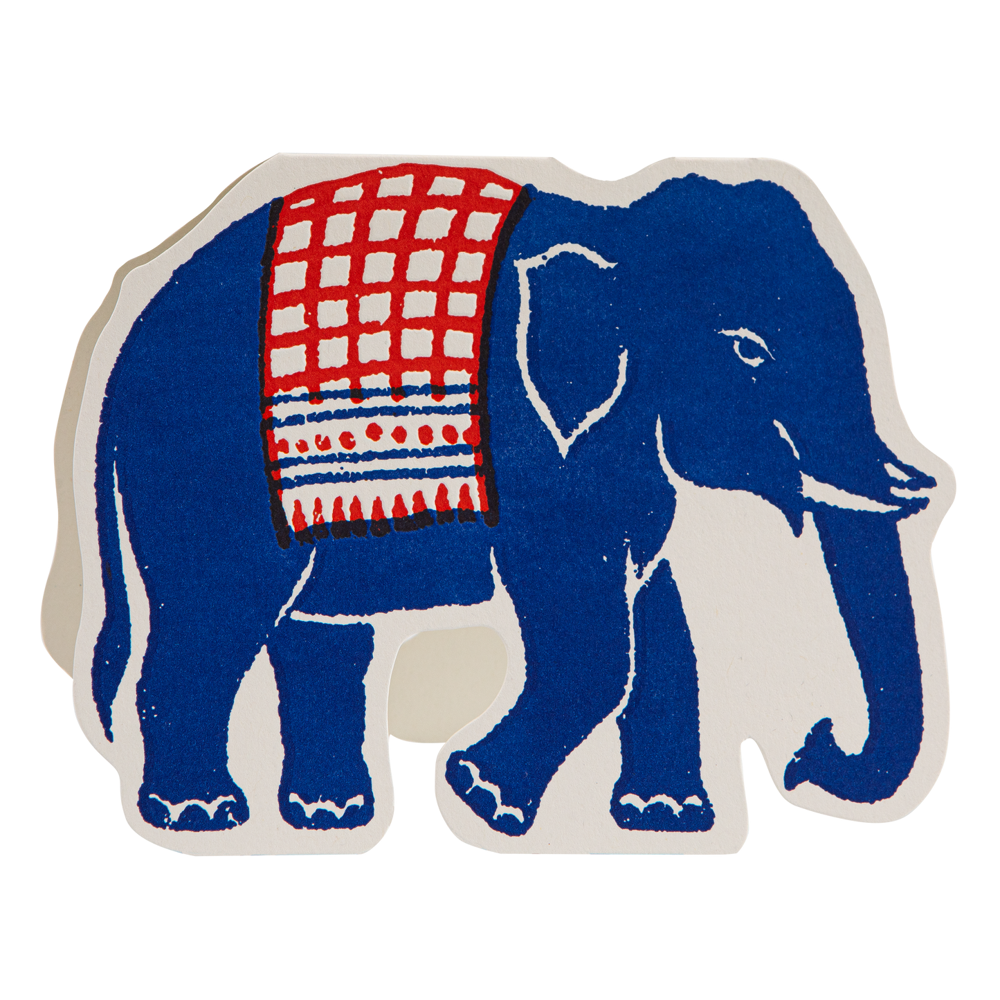 Archivist Gallery Elephant | Letterpress Cards | Cut-Out [Made in the UK]
