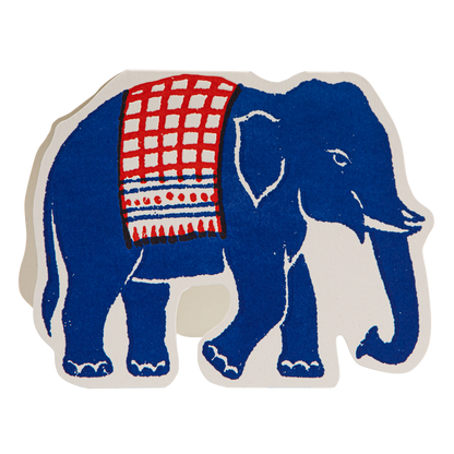 Archivist Gallery Elephant | Letterpress Cards | Cut-Out [Made in the UK]