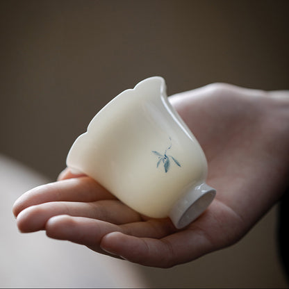 Gohobi Hand-Painted Orchid Aroma Cup