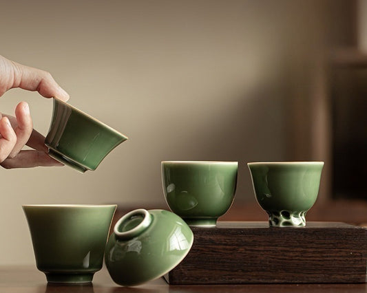 Tasse à thé vert faite à la main par Gohobi