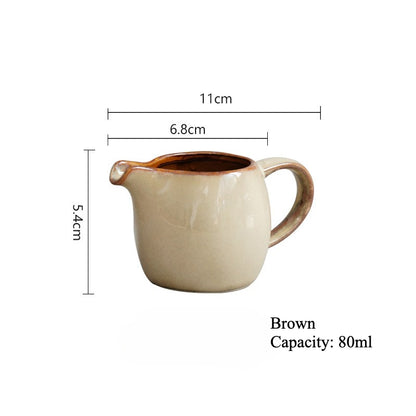 Gohobi Iridescent Ceramic Milk Jug