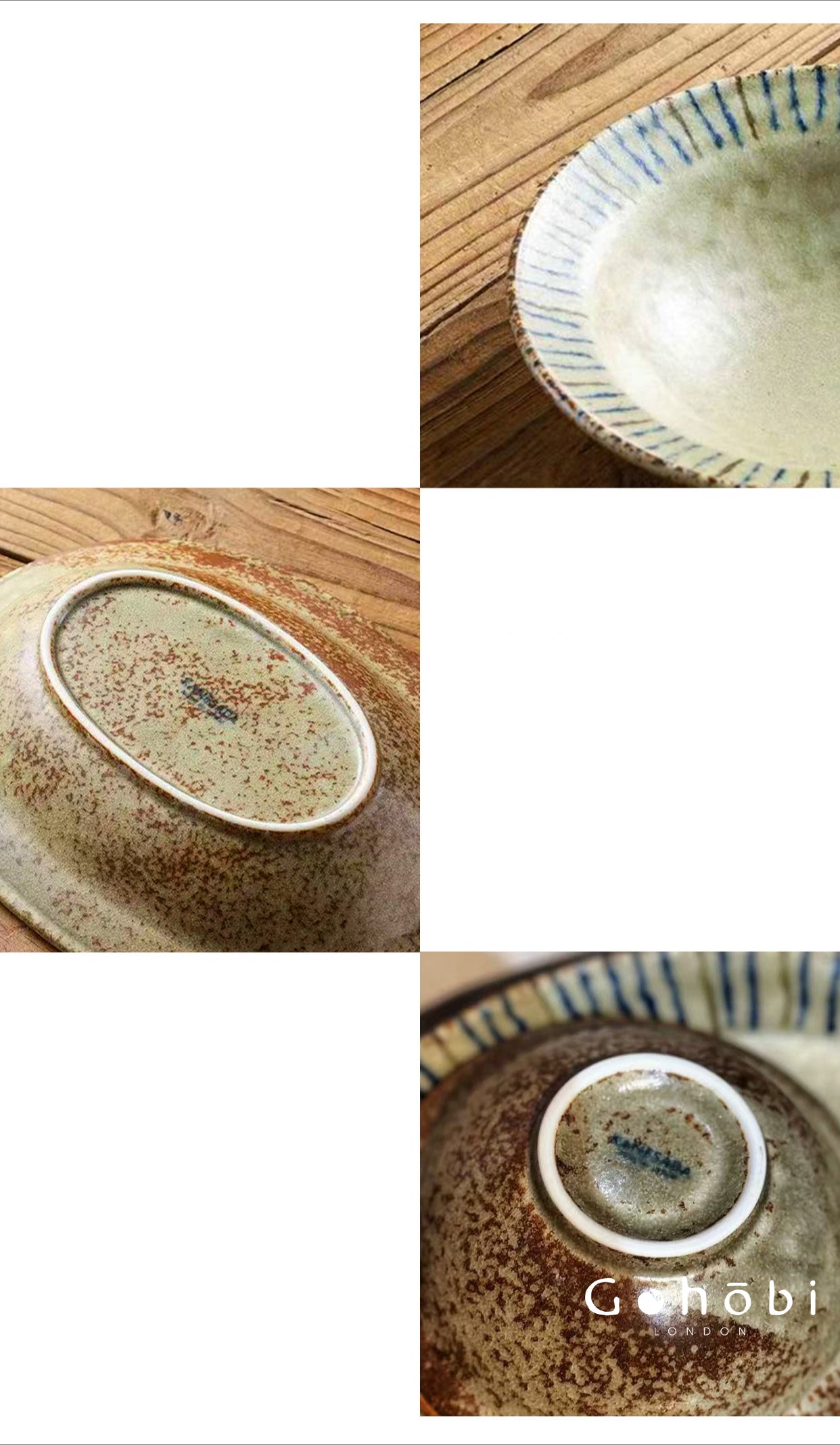 Gohobi Japanese Mino-yaki Pine Leaf Ceramic Plate [Made in Japan] – Retro Light Luxury Tableware