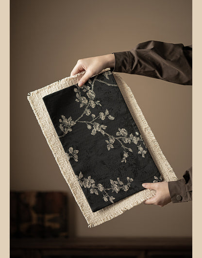 Gohobi Guofeng Brocade Tea Banquet Double-Sided Embroidered Tea Towel