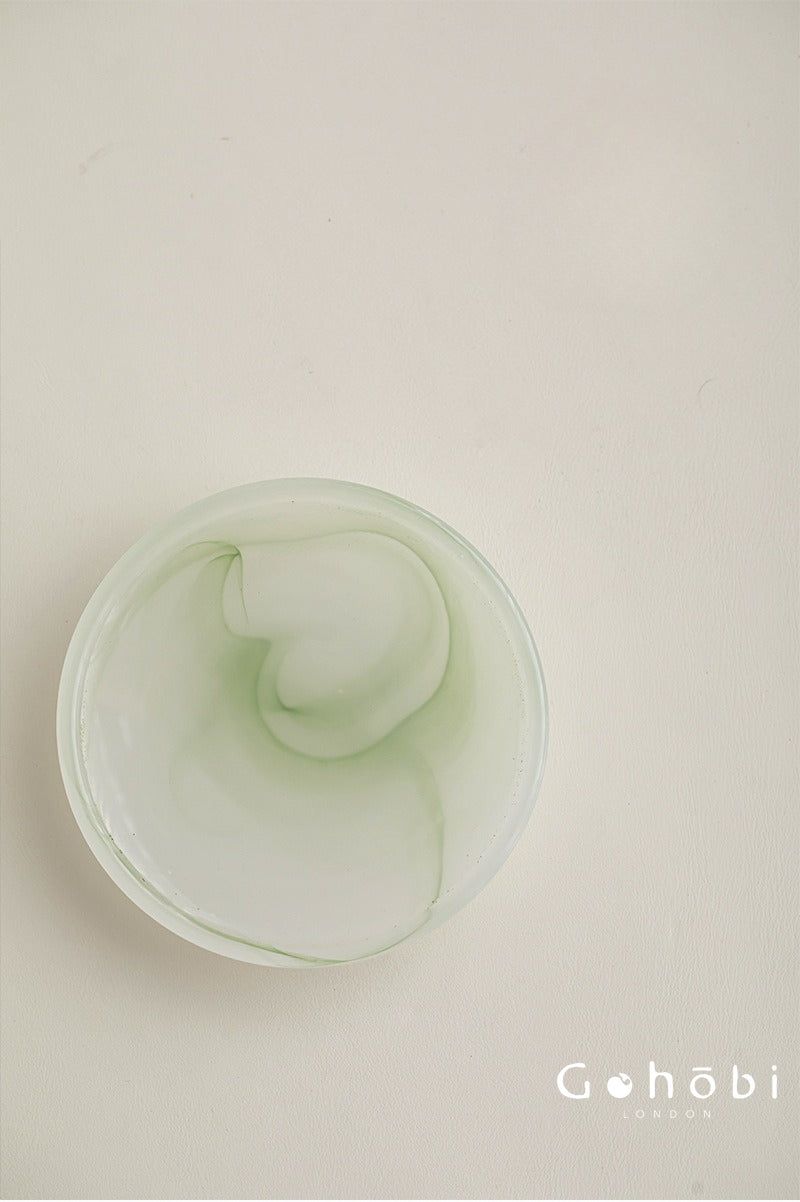 Gohobi Spring Shadow Glazed Incense Holder – Ceramic Ash Catching Incense Tray