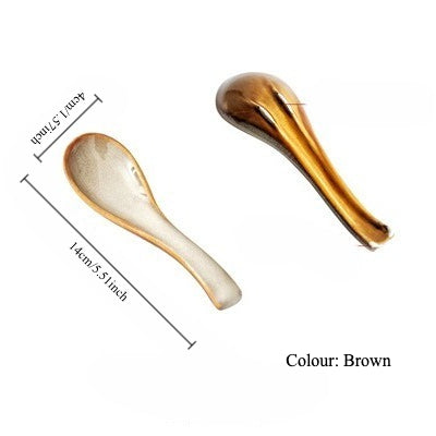 Gohobi Japanese-Style Kiln-Change Ceramic Spoon