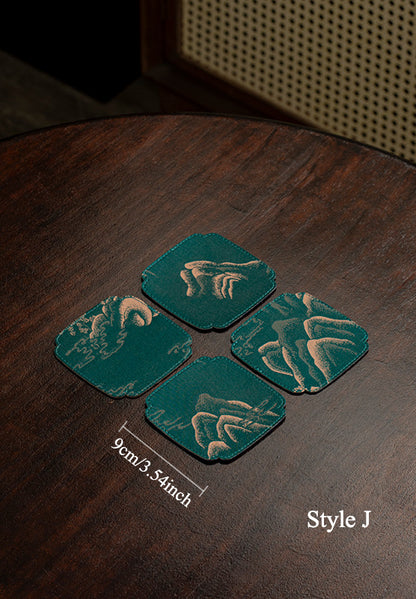 Gohobi Set of 4 Heat-Resistant Pads for Teapots