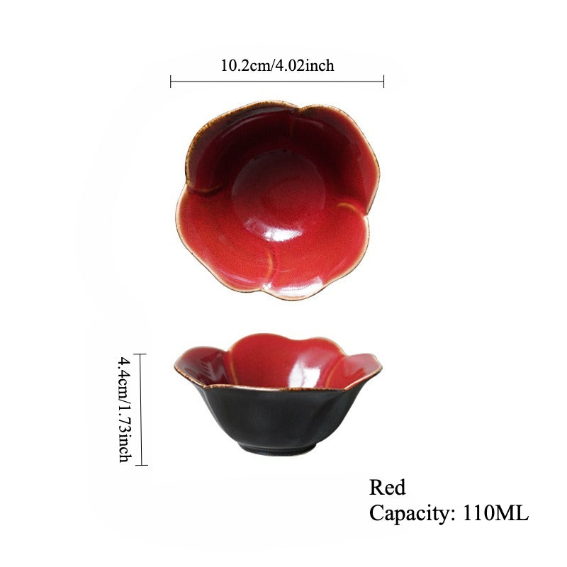 Gohobi Floral Edge Ceramic Bowl