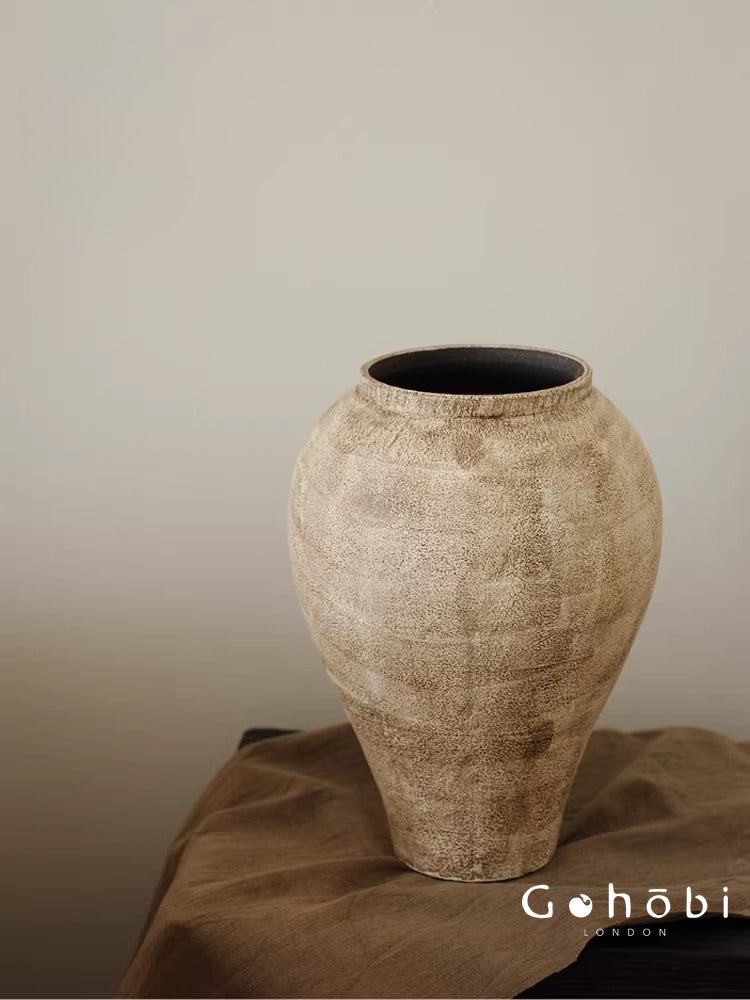 Gohobi Japanese-style Wabi Sabi Handmade Zen Large Vase 019