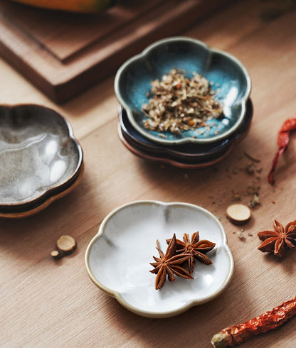 Gohobi Kiln-Change Glazed Sauce Dish