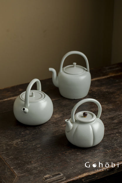 Gohobi Lifting Beam Ceramic Teapot – Large Capacity Household Boiling Kettle (3 Styles)