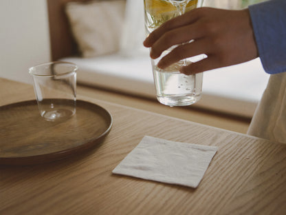 Kinto FUTO Linen Coaster 110x110mm