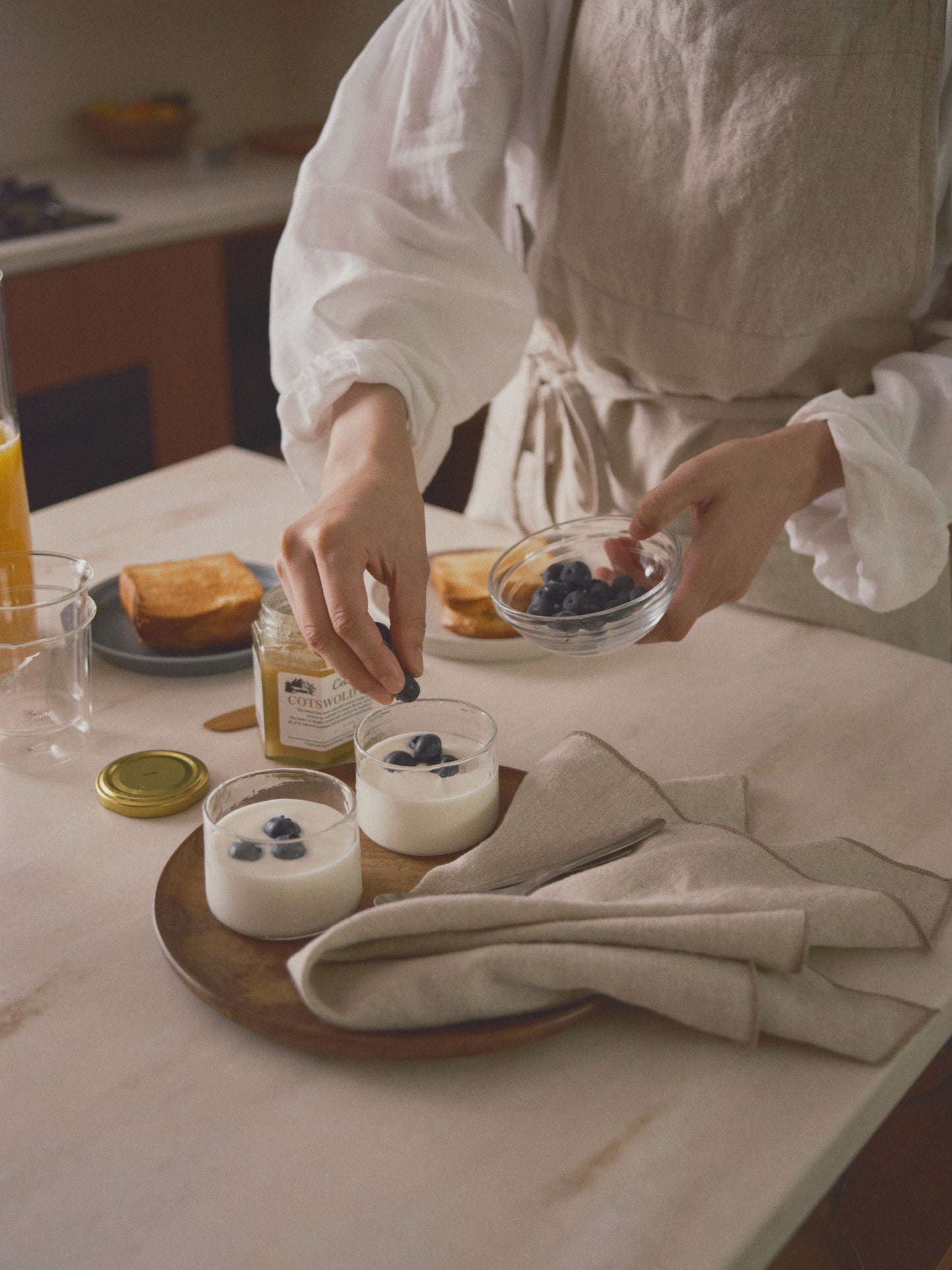 Kinto FUTO linen kitchen cloth