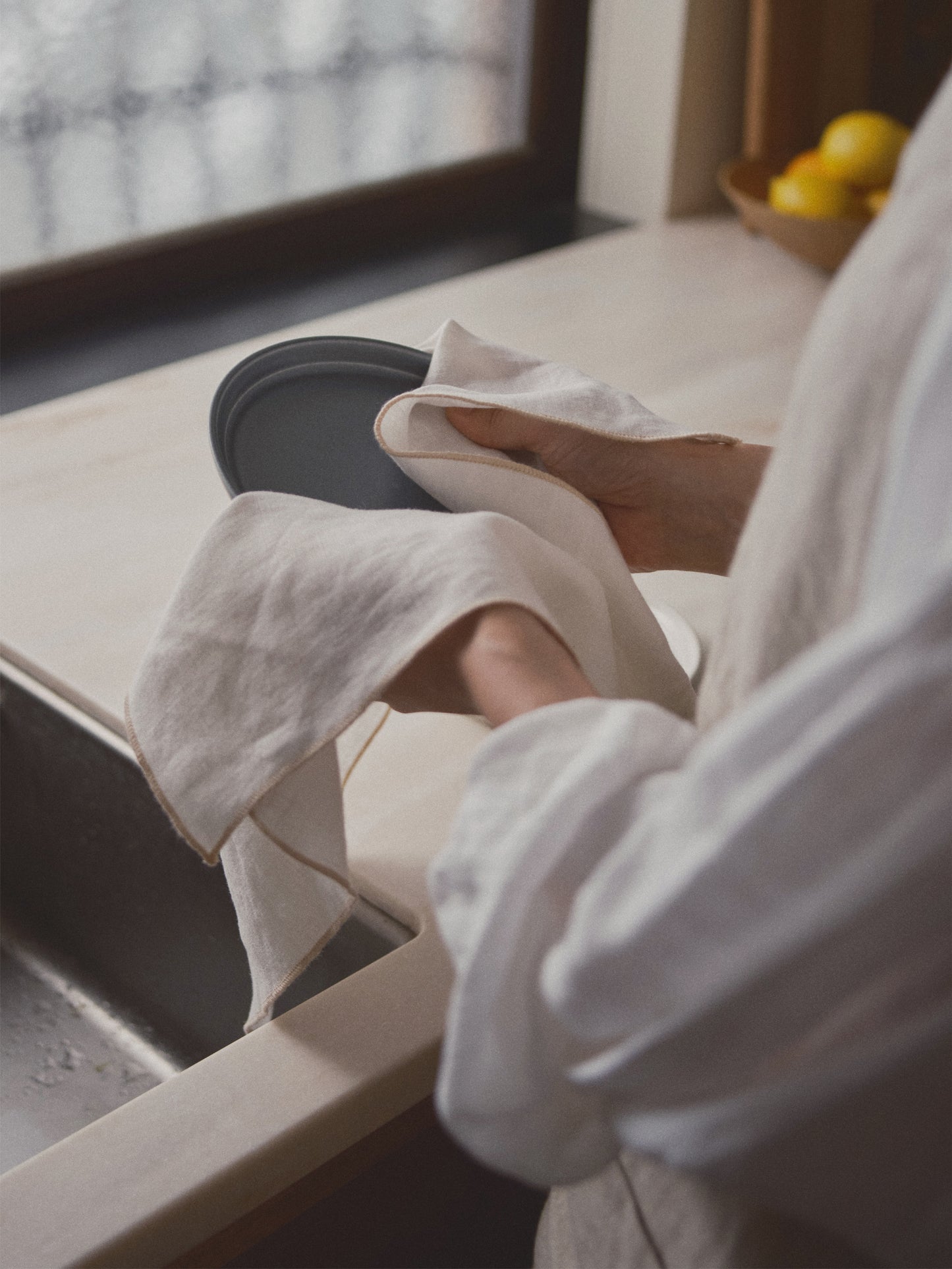 Kinto FUTO linen kitchen cloth