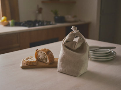 Kinto FUTO linen bread bag