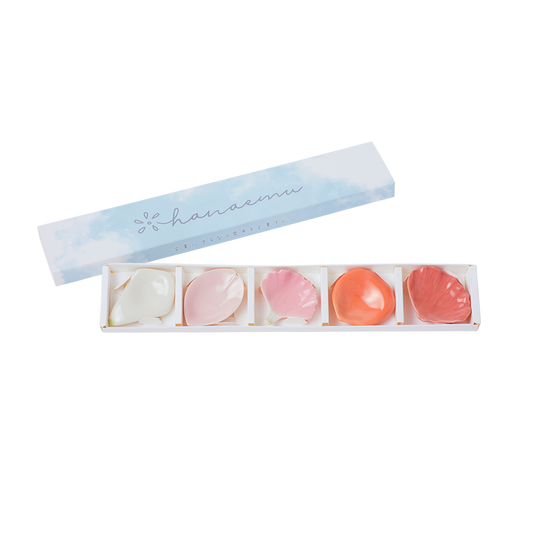 Hanaemu Chopstick Rest 5-Piece Set - Ceramic Japan [Made in Japan]
