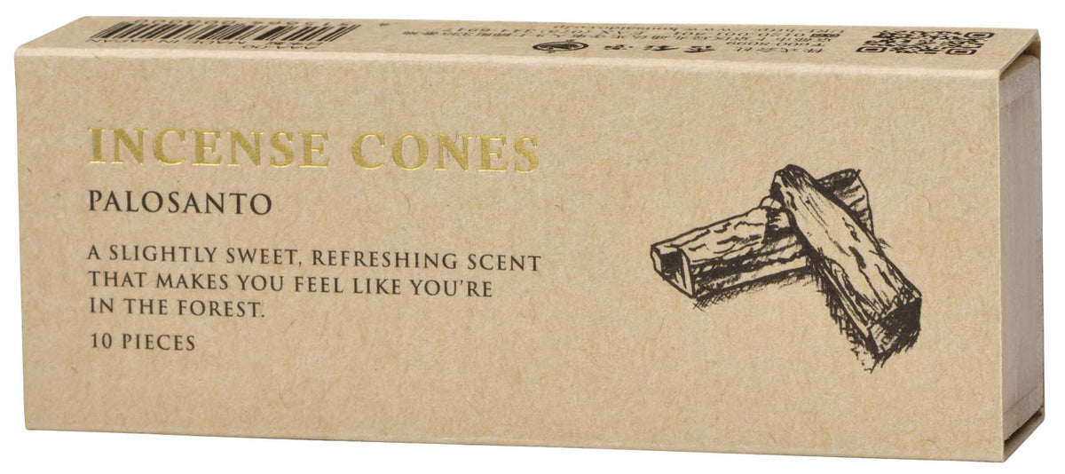 Incense Cones with Palo Santo Essential Oil - KOUSAIDO - Palo Santo