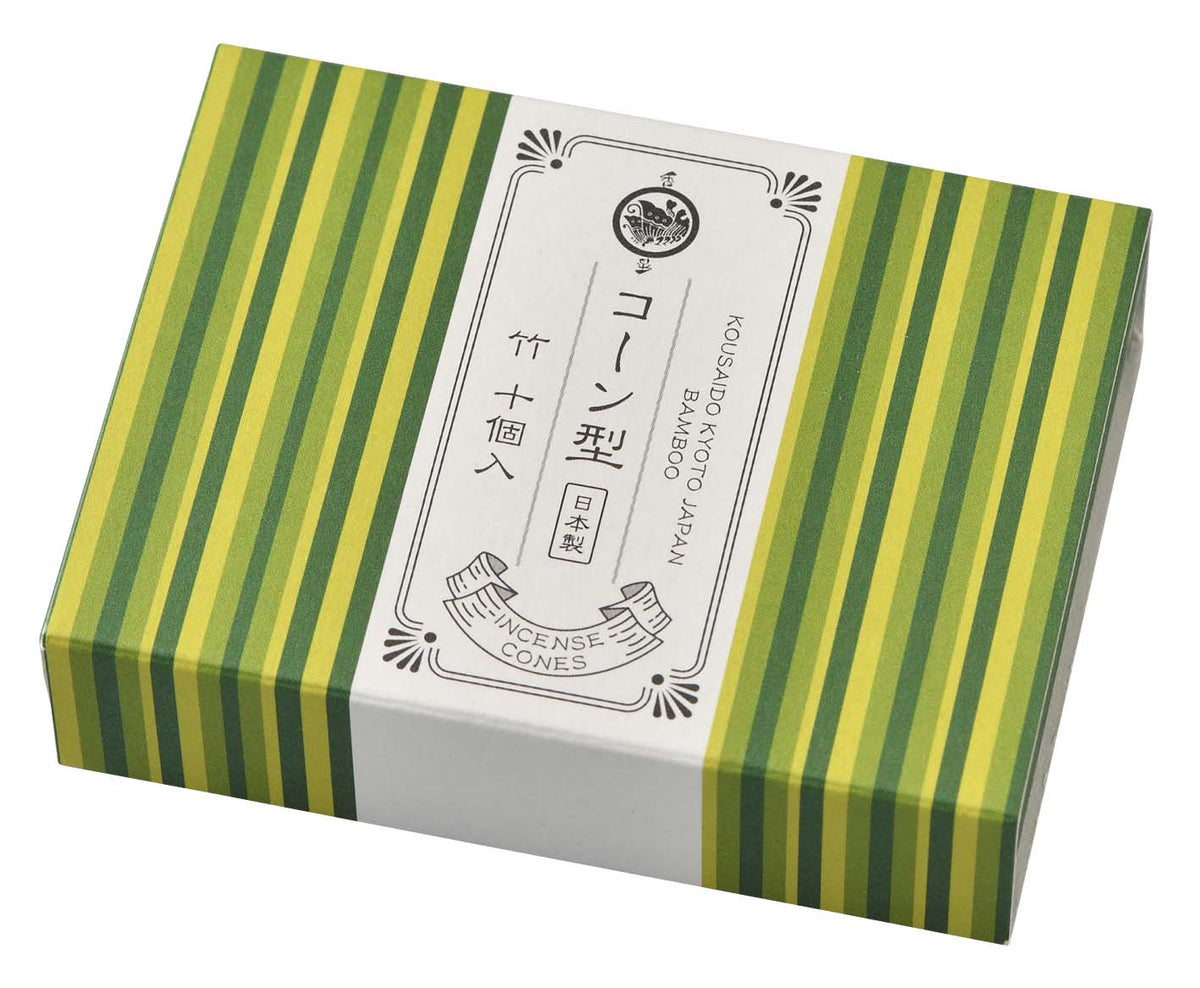 10pcs Cone Incense - KOUSAIDO - Bamboo