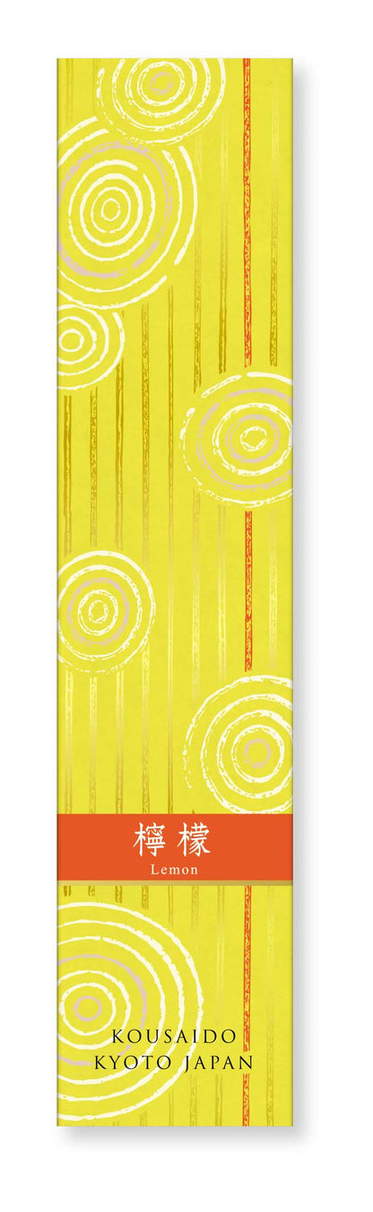 Hyakurakukou Incense - KOUSAIDO - Lemon