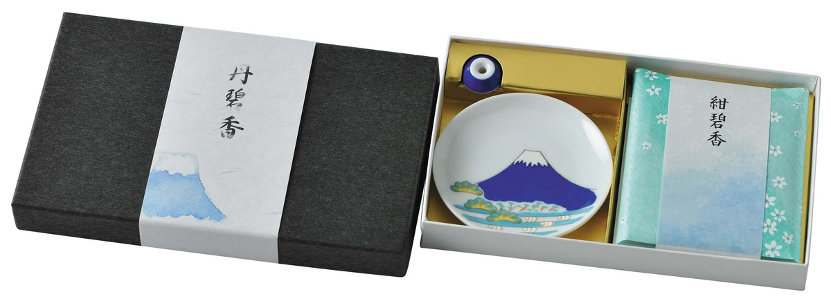 Tanpekikou Incense Set - KOUSAIDO - Navy Blue