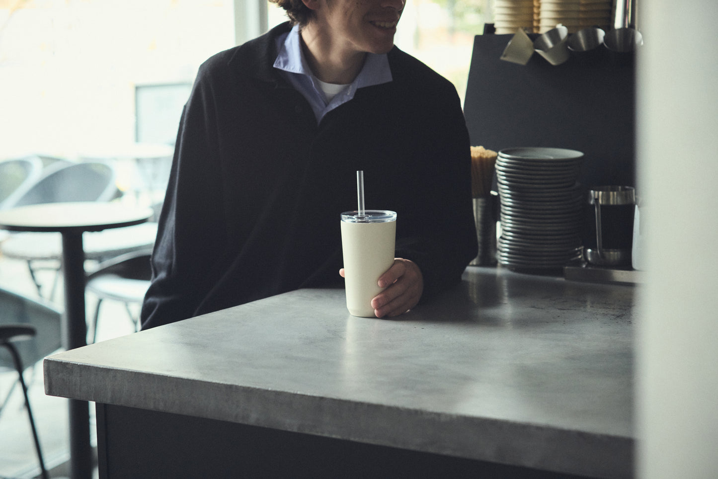 Kinto TO GO TUMBLER 480ml with straw