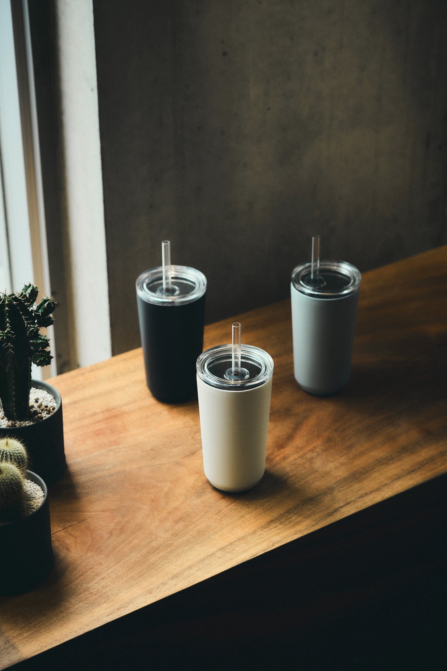 Kinto TO GO TUMBLER 480ml with straw