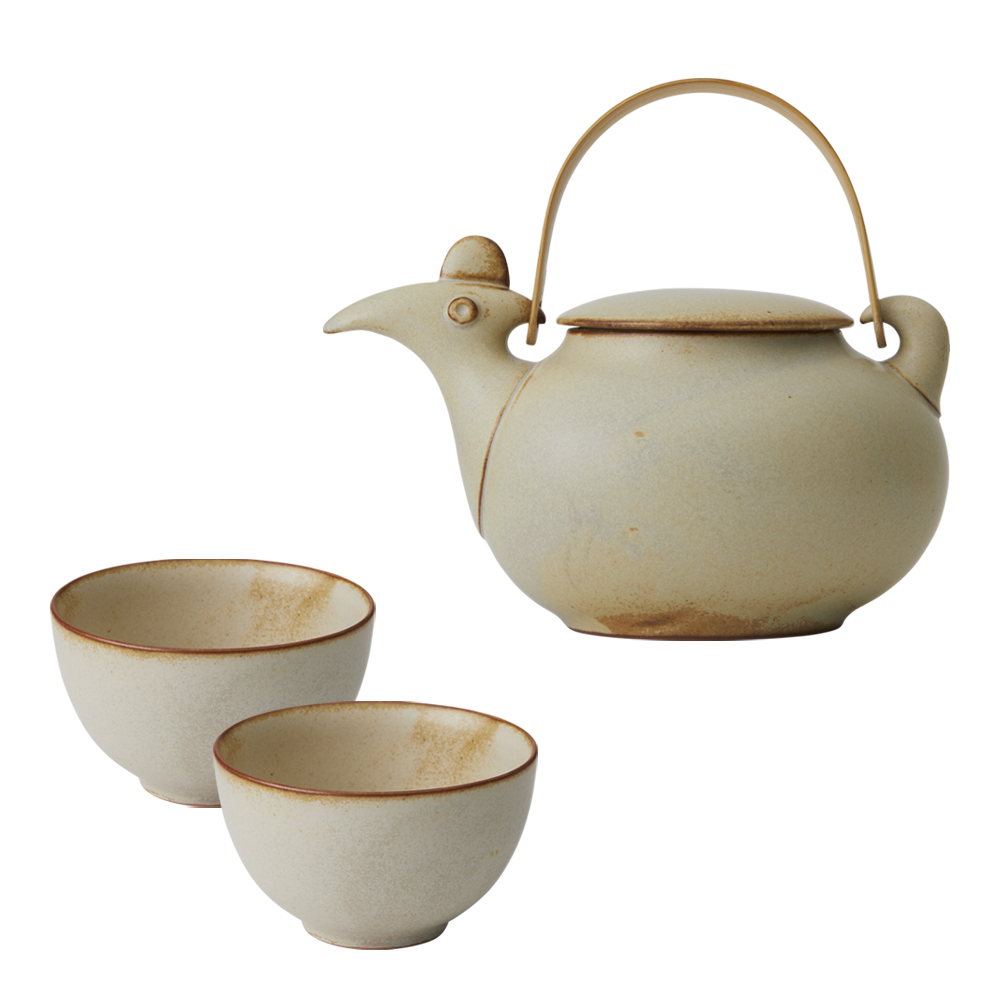 TORI (Bird) Tea Set - Ceramic Japan [Made in Japan]
