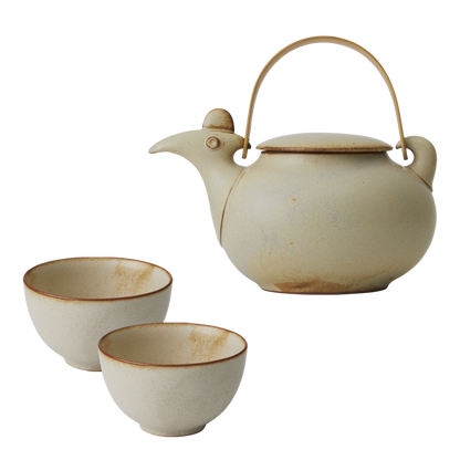 TORI (Bird) Tea Set - Ceramic Japan [Made in Japan]