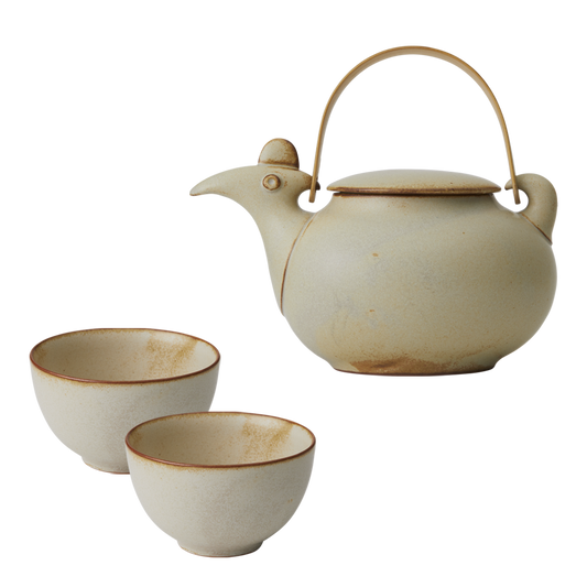 TORI (Bird) Tea Set - Ceramic Japan [Made in Japan]