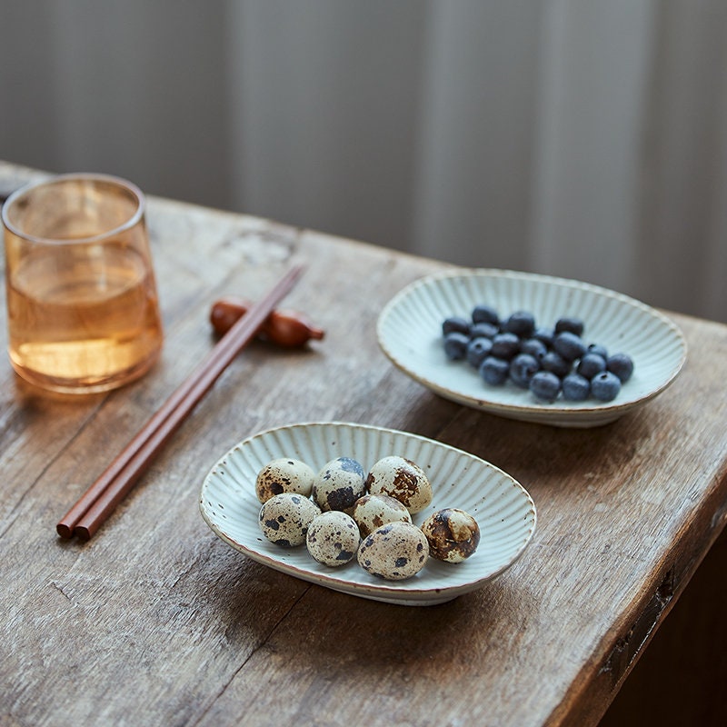 Gohobi Ceramic plate Gongfu tea Kung fu tea Japanese style tableware