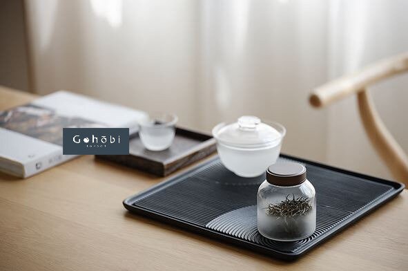 Gohobi Glass Tea Storage Jars  Chinese Gongfu tea Kung fu tea Japanese Chado