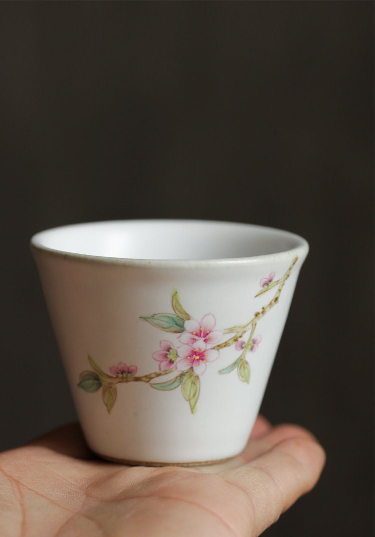 Gohobi Cherry blossom Gongfu tea set handmade gift set Japanese Chado