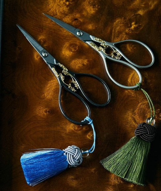 Gohobi Tea strainer scissor with Chinese knots handmade Gongfu tea Kung fu tea ware