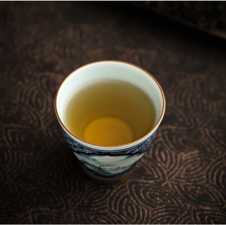 Gohobi Hand painted Tea Cup Ceramic Chinese Gongfu tea Kung fu tea Japanese Chado by local young designer
