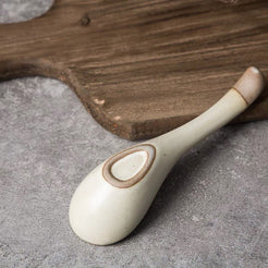 Gohobi Handmade Ceramic Soup Spoon
