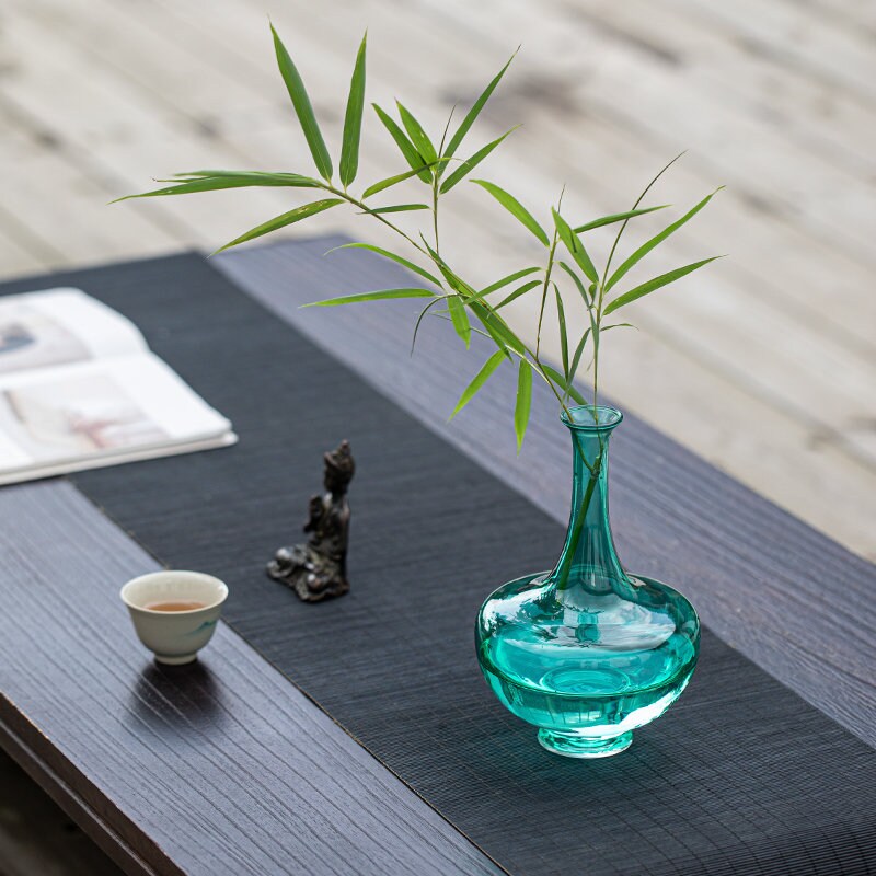 Gohobi Large Glass Vases Japanese Chado table decoration housewarming gift