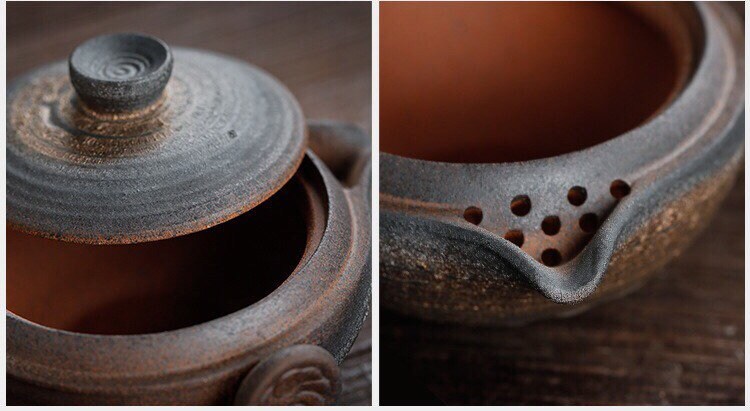 Gohobi Ceramic gaiwan travel set Chinese Gongfu tea  tea sets handmade gift set Japanese Chado