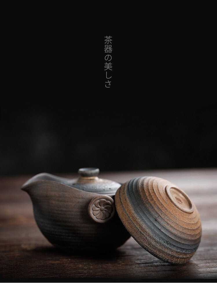 Gohobi Ceramic gaiwan set Chinese Gongfu tea travel tea sets handmade gift set Japanese Chado