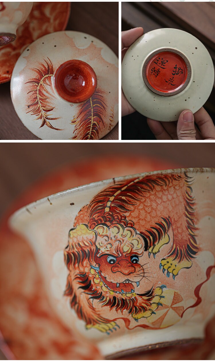 Chinese Handmade Ceramic Teacup Portable Meditatio... - Grandado