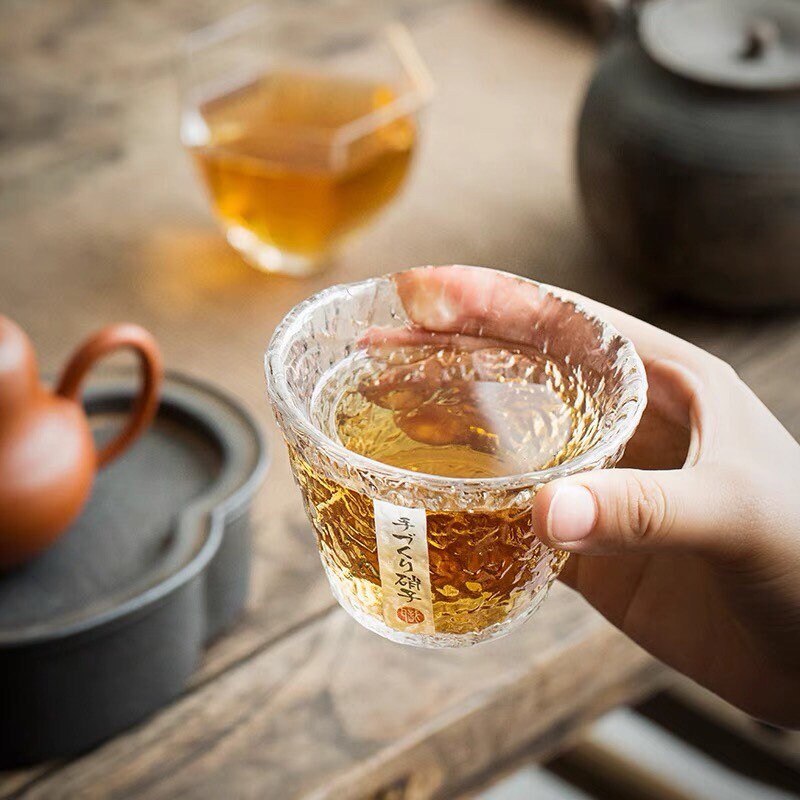 Tea with glass discount