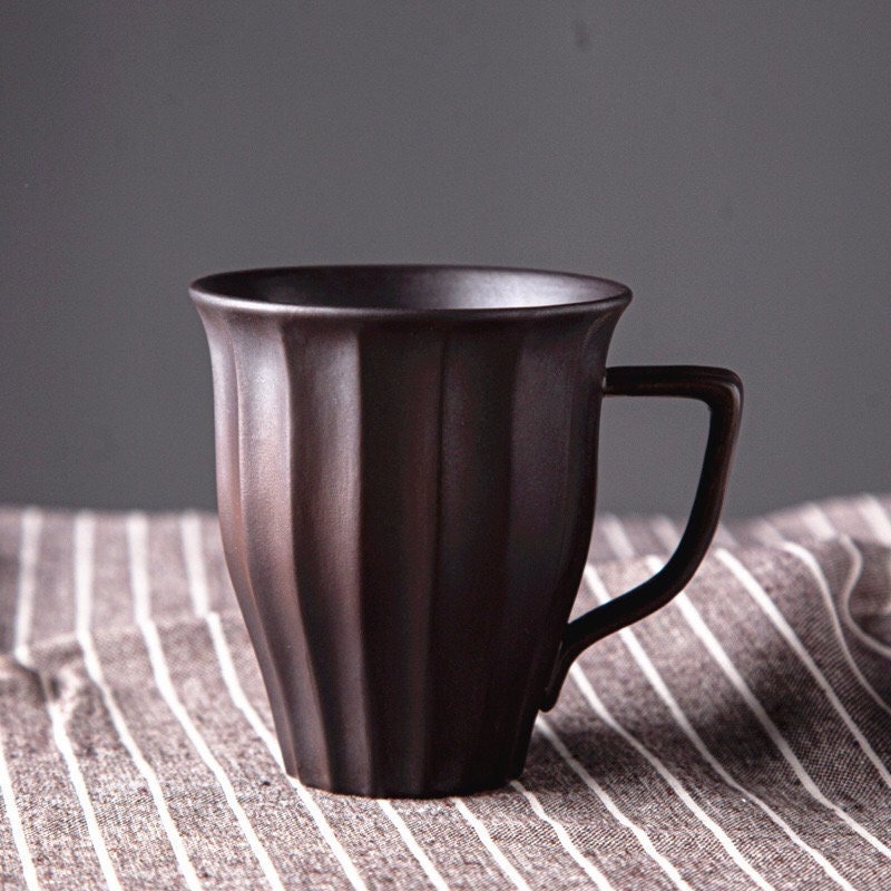 Gohobi Handmade stoneware Coffee cup Japanese vintage style coffee mug