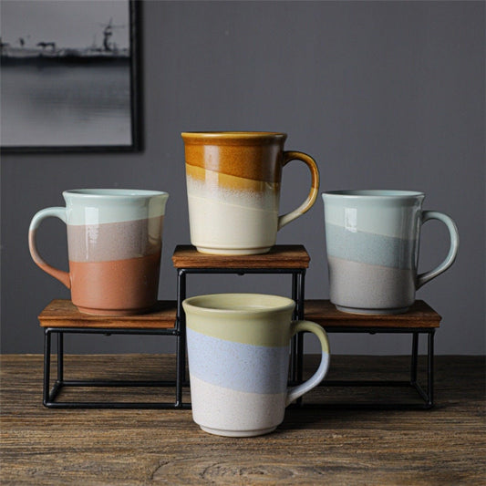 Gohobi handmade stoneware Coffee cup Japanese vintage style coffee mug